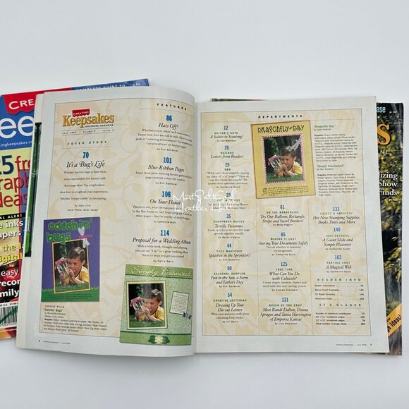 Creating Keepsakes 3 Scrapbook Magazines Crafting Photos - Picture 7 of 13